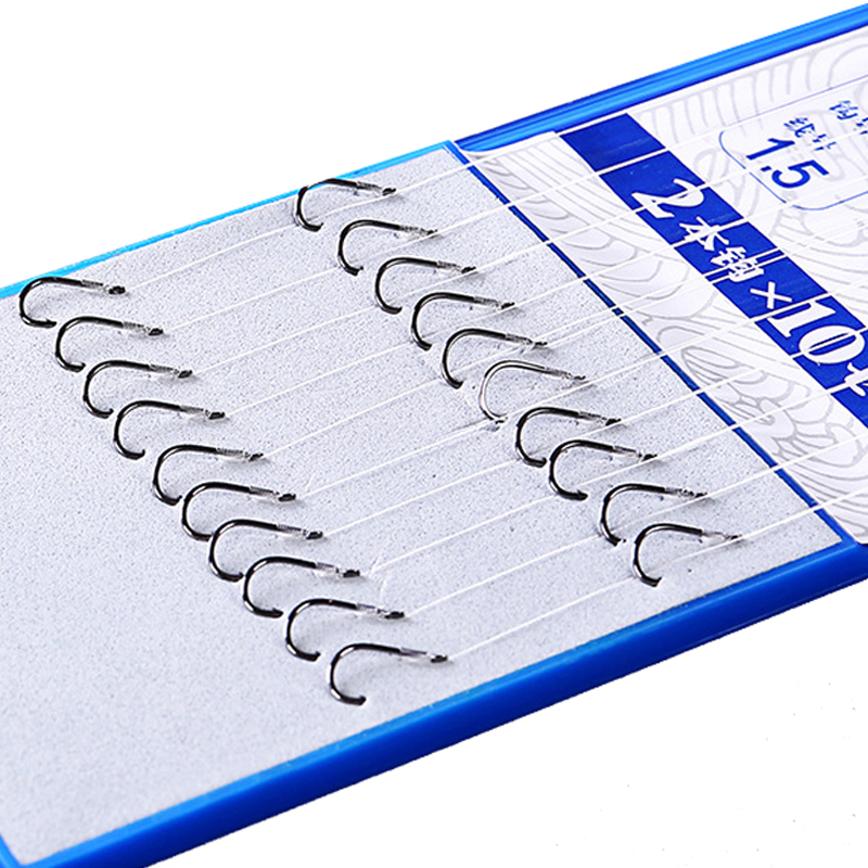 Fishing Hook Barbless - 10 çift Balıkçılık Kanca Atkı 45
