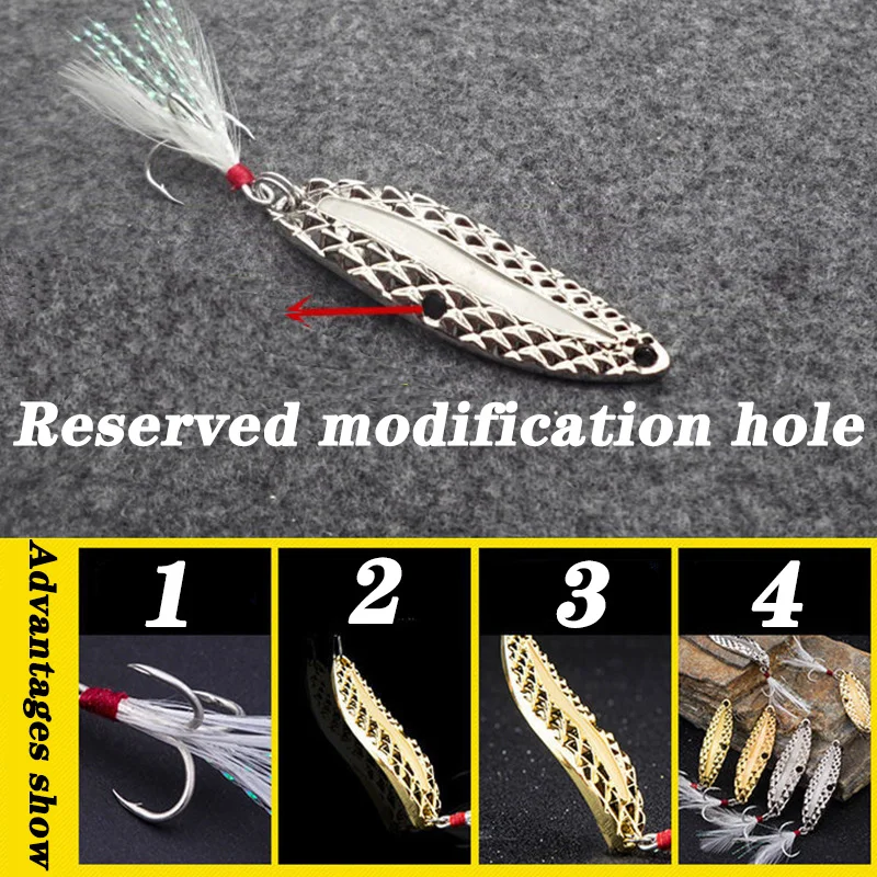 1 adet Metal aydınlık Spinner  - Fishing Hook Treble incelemesi ve fiyatı