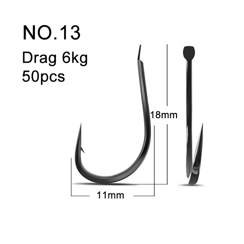 50 adet küçük balıkçılık kanca - Fishing Hook Barbless incelemesi ve fiyatı